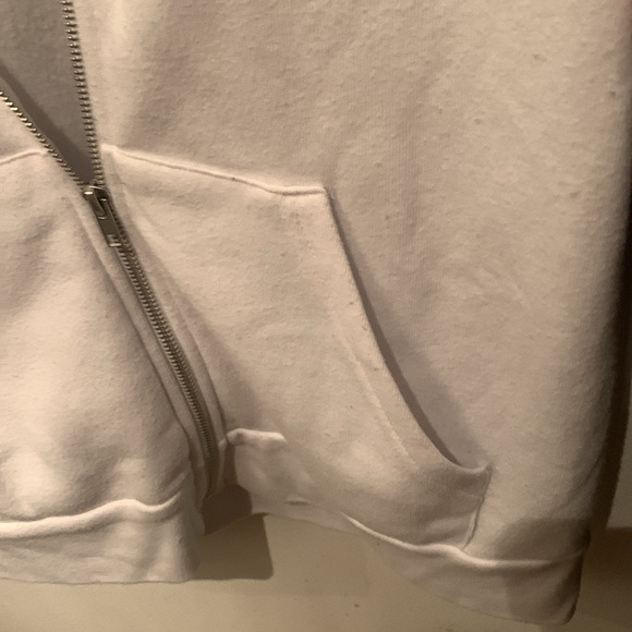 Superfly 3 tone Red Cream Grey Alternative Apparel Full Zip Hoodie SZ Medium 🔥 - Picture 7 of 11